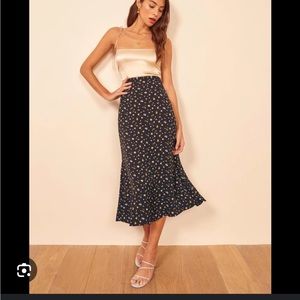 Reformation Bea midi skirt